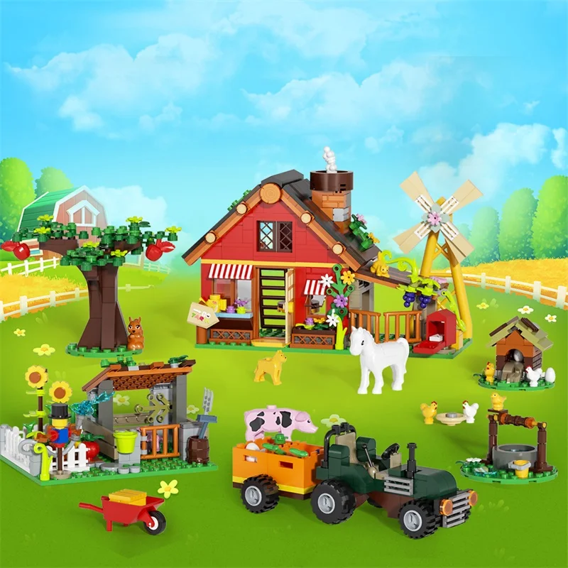 Agriculture Farm House - Bloques de Construcción Creativos de Granja