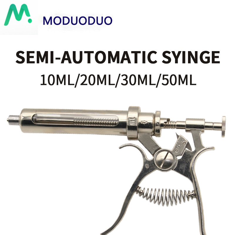 Veterinary Syringe Gun - Inyector de vacuna veterinaria de Metal,