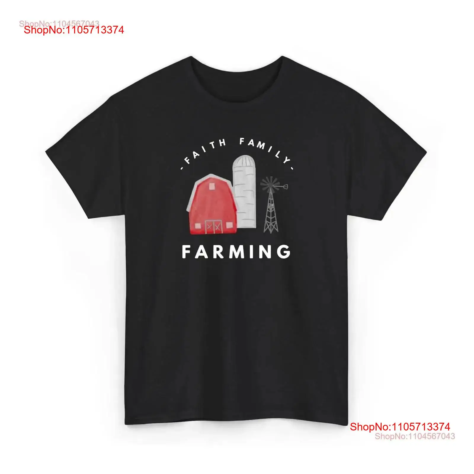 Agriculture Farm House - Camiseta Faith Family Farming, estilo vintage