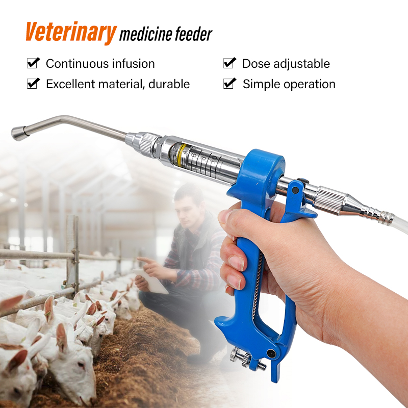 Veterinary Syringe Gun - Jeringa Veterinaria Continua para Administración de
