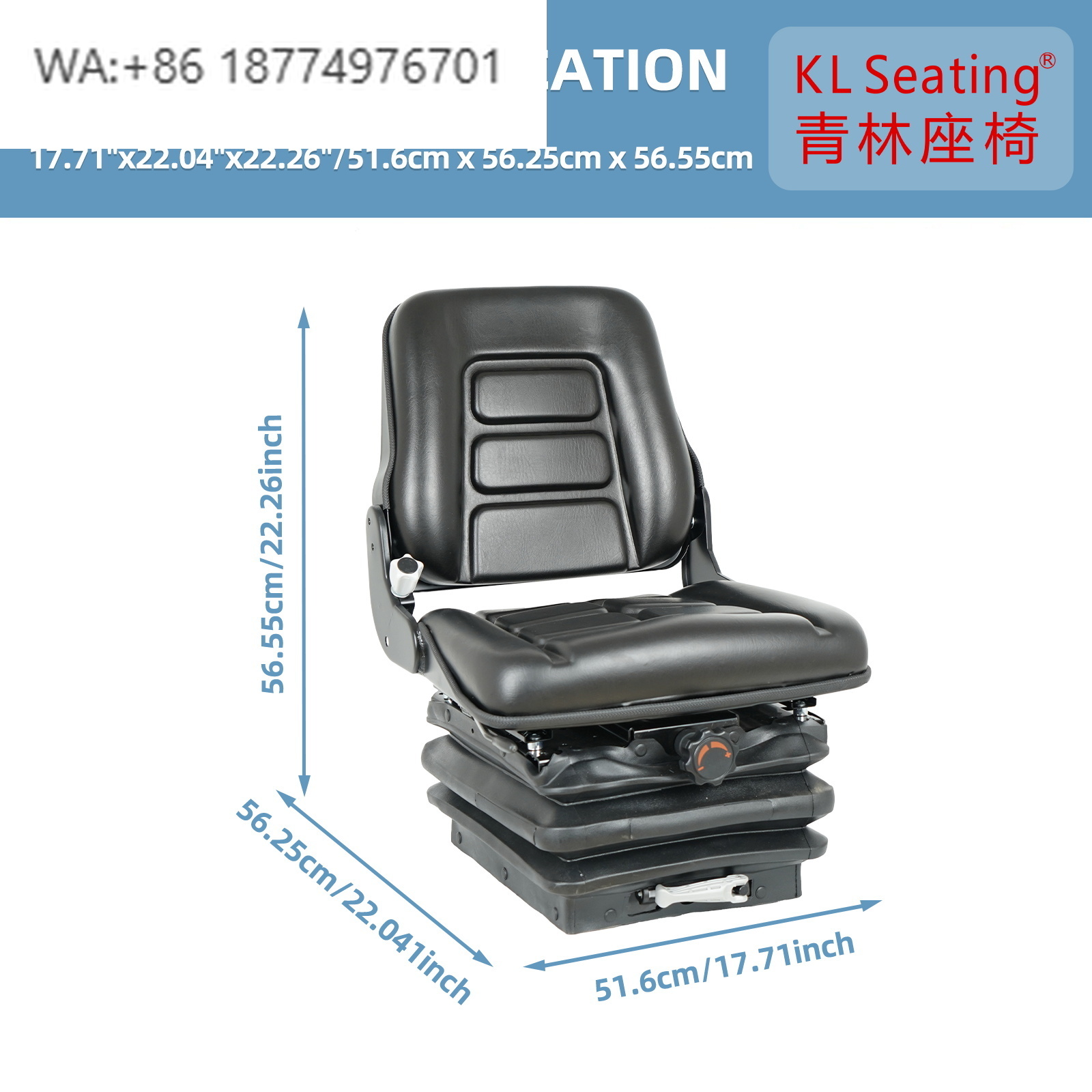 Farming Is Part Of Agriculture - Asiento para Mini Tractor J03 en