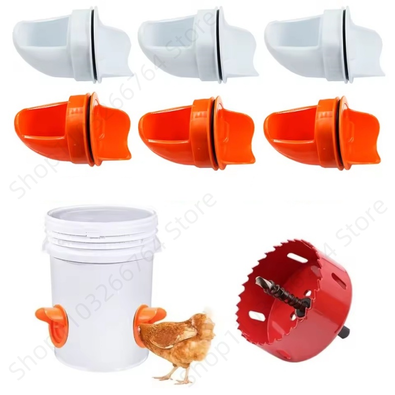 Chicken Nipple Drinker - Alimentador automático de gravedad para pollos,