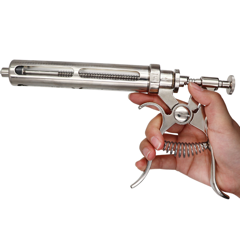 Jeringa veterinaria para anima - Veterinary Syringe Gun reseña y precio