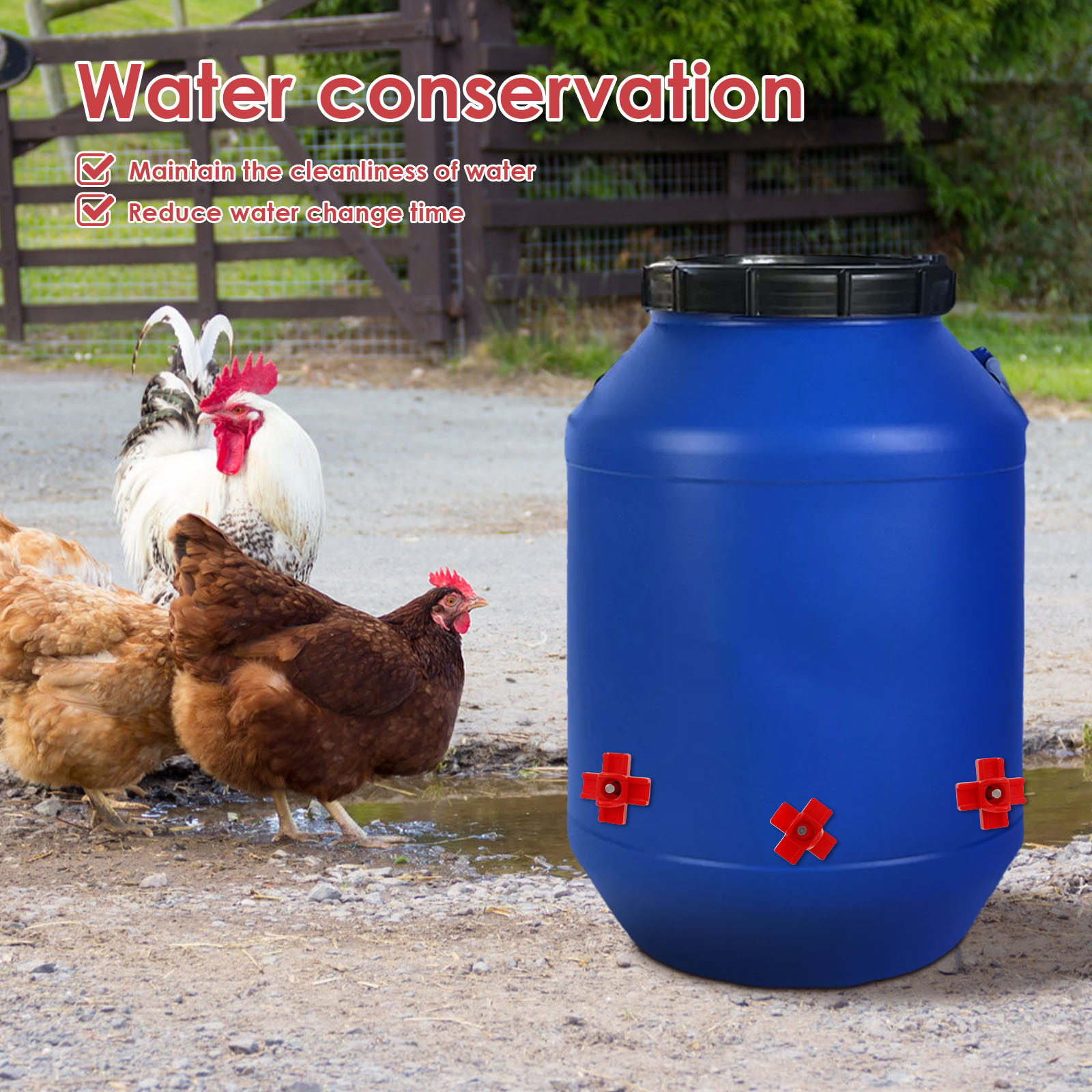 30 Uds bebederos para pollos b - Chicken Nipple Drinker reseña y precio