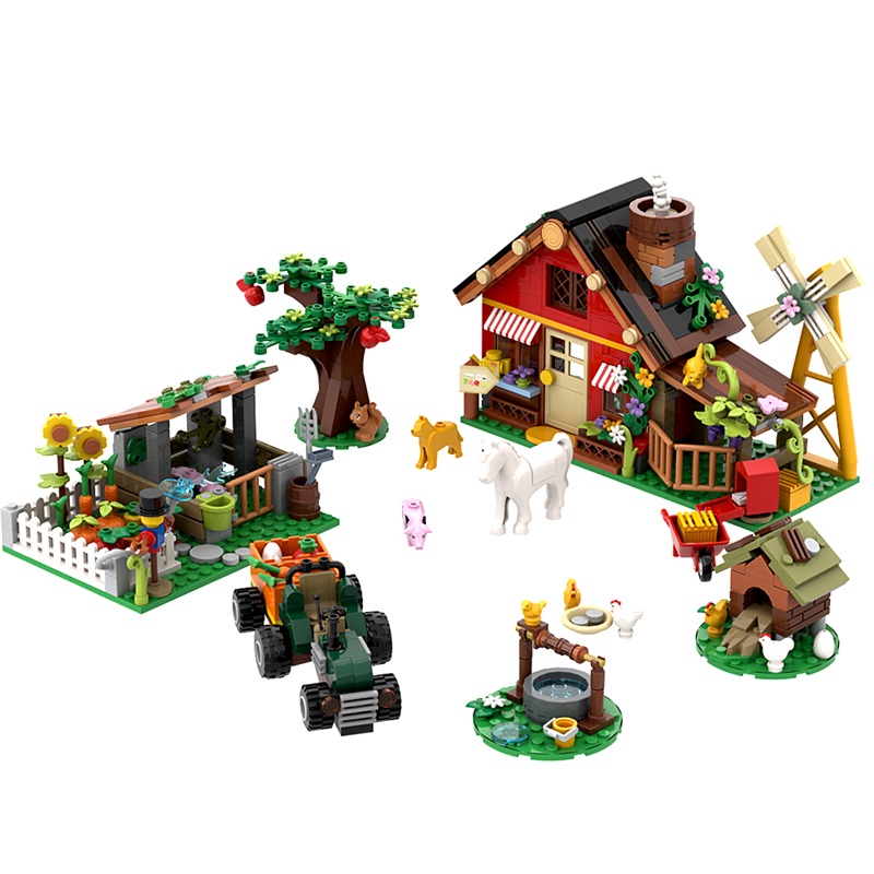 Bloques de Construcción Creati - Agriculture Farm House reseña y precio