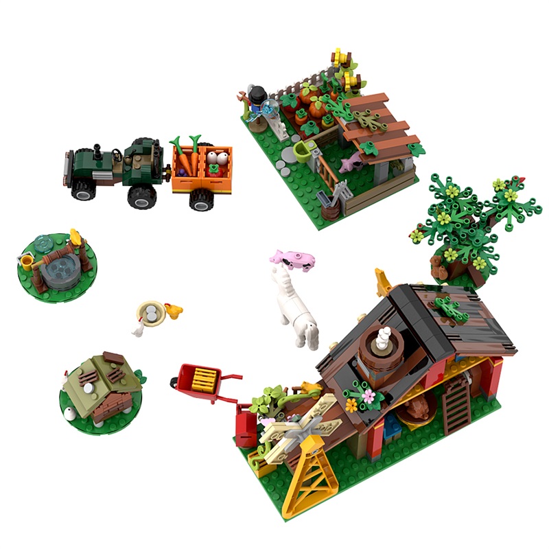 Bloques de Construcción Creati - Agriculture Farm House reseña y precio