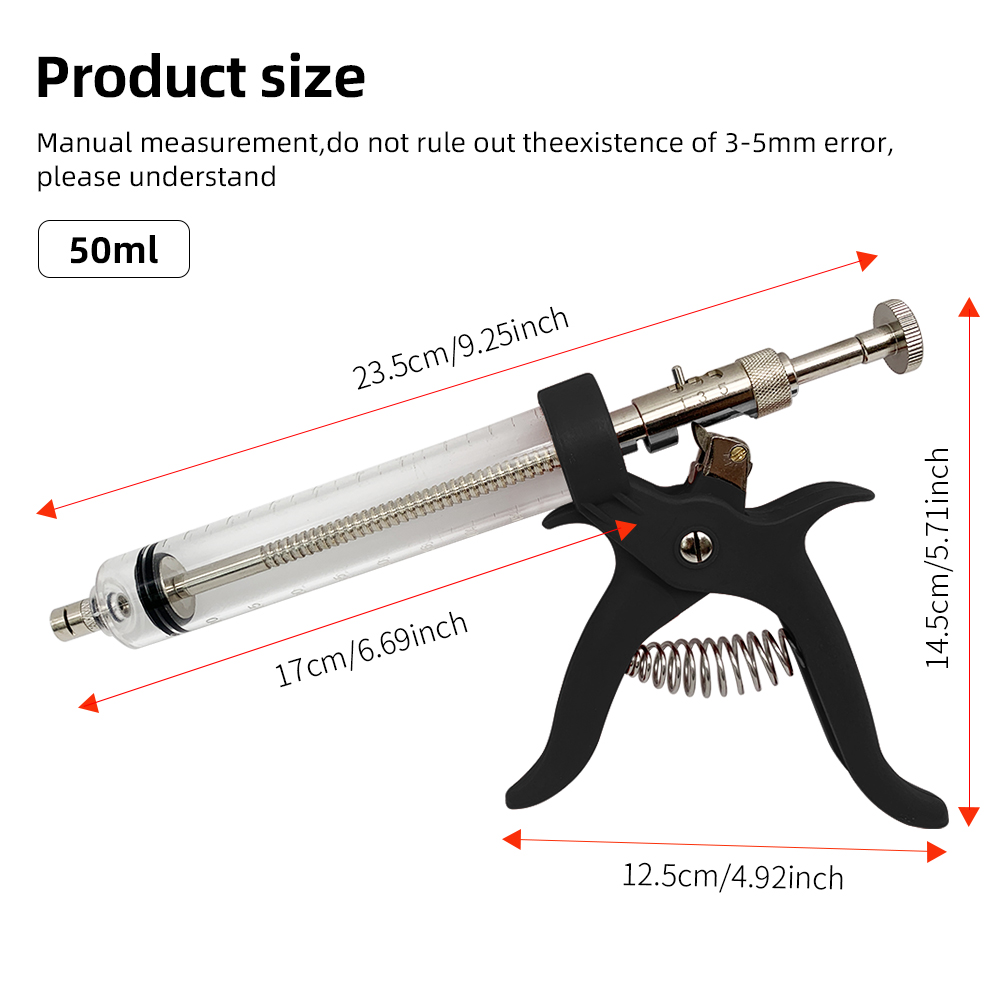 Jeringa de inyección continua  - Veterinary Syringe Gun reseña y precio