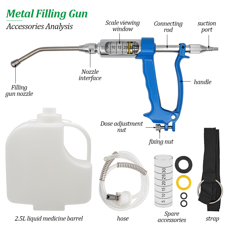 Dispositivo de dosificación co - Veterinary Syringe Gun reseña y precio