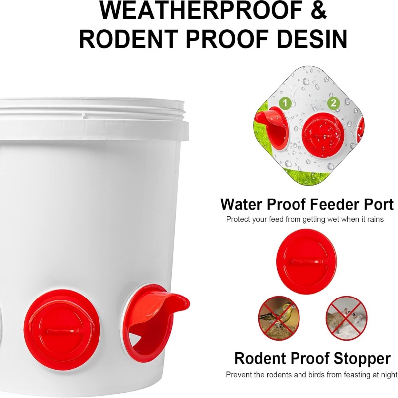 Alimentador automático de grav - Chicken Nipple Drinker reseña y precio